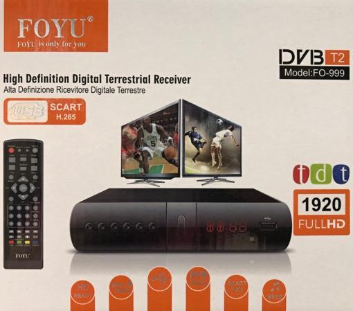 FULL-HD Set-top box pro příjem pozemního vysílání DVB-T2 model FO-333