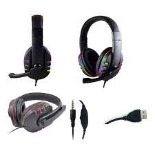 K5 Pro Audio Stereo Color LED RGB Headset kompatibilní s počítači a sm - Počítače a hry NOVÉ K5 Pro Audio Stereo Color LED RGB Headset kompatibilní s počítači 
