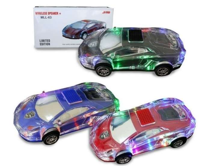 LED reproduktor Bluetooth MLL63 ve tvaru auta Lamborghini