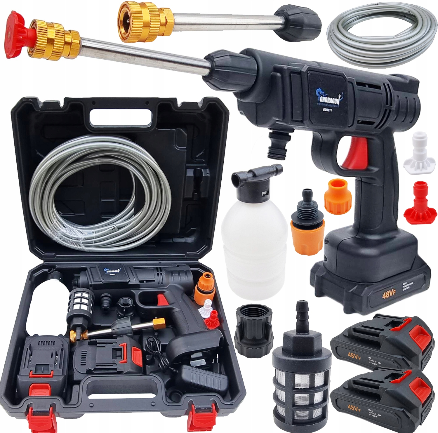 AKU Ruční vysokotlaký čistič+vapka