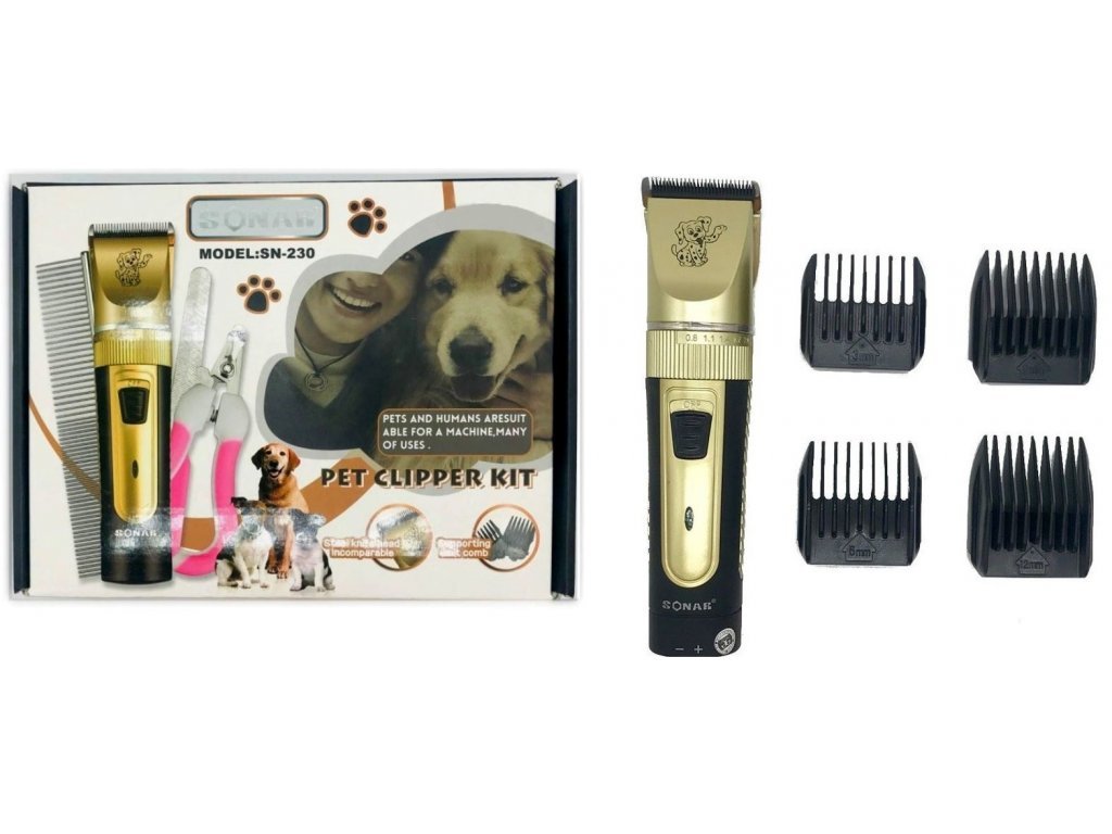 Nabíjecí zastřihovač pro kočky a psy SONAR SN-230