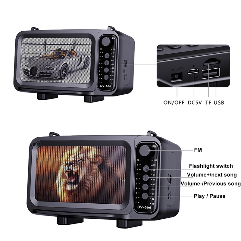 přenosný solární Bluetooth reproduktor