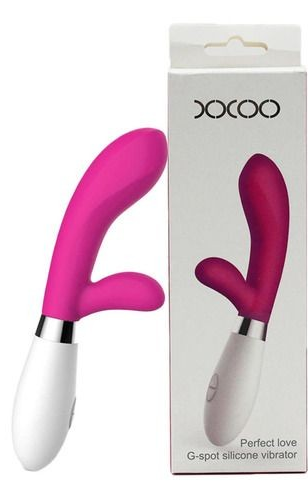 Růžový silikonový vibrátor Perfect love g spot