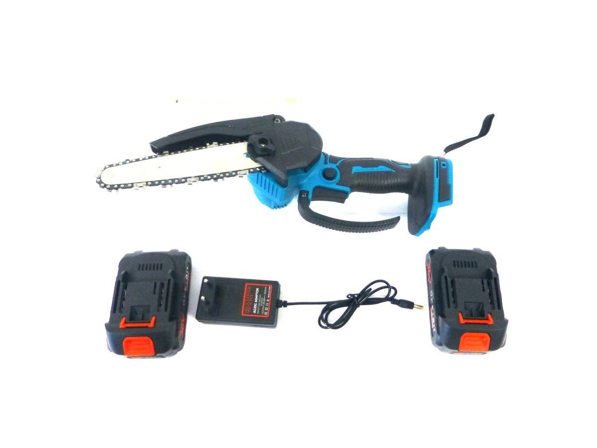 Elektrická ruční mini pilka Clover City CH23-48 s 2x36V baterií a kuf