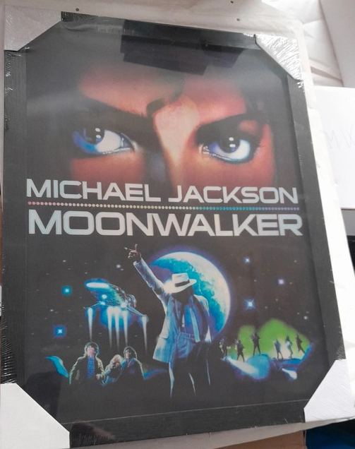 3D obraz Michael Jackson v rámu tři měnící se obrazy