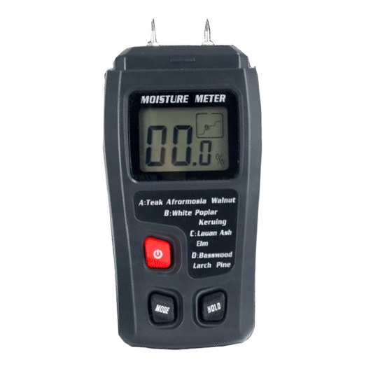 Měřič vlhkosti dřeva LCD