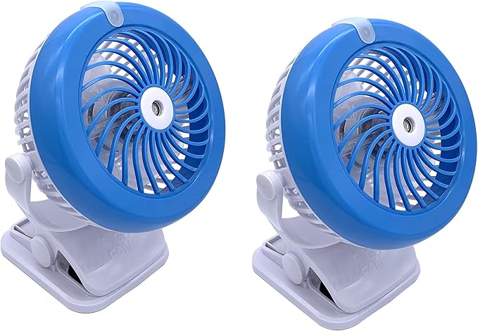 Fan Cool Mist dobíjecí přenosný ventilátor pro domácí, kancelářské