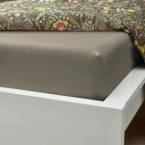 ULLVIDE Elastické prostěradlo, šedobéžová, 180x200 cm+ikea