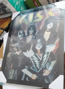 3D měnící se obraz legendární skupina Kiss