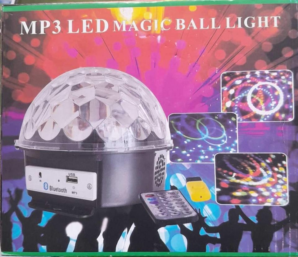 Bluetooth MP3 Led Magic disko koule s dálkovým ovládáním