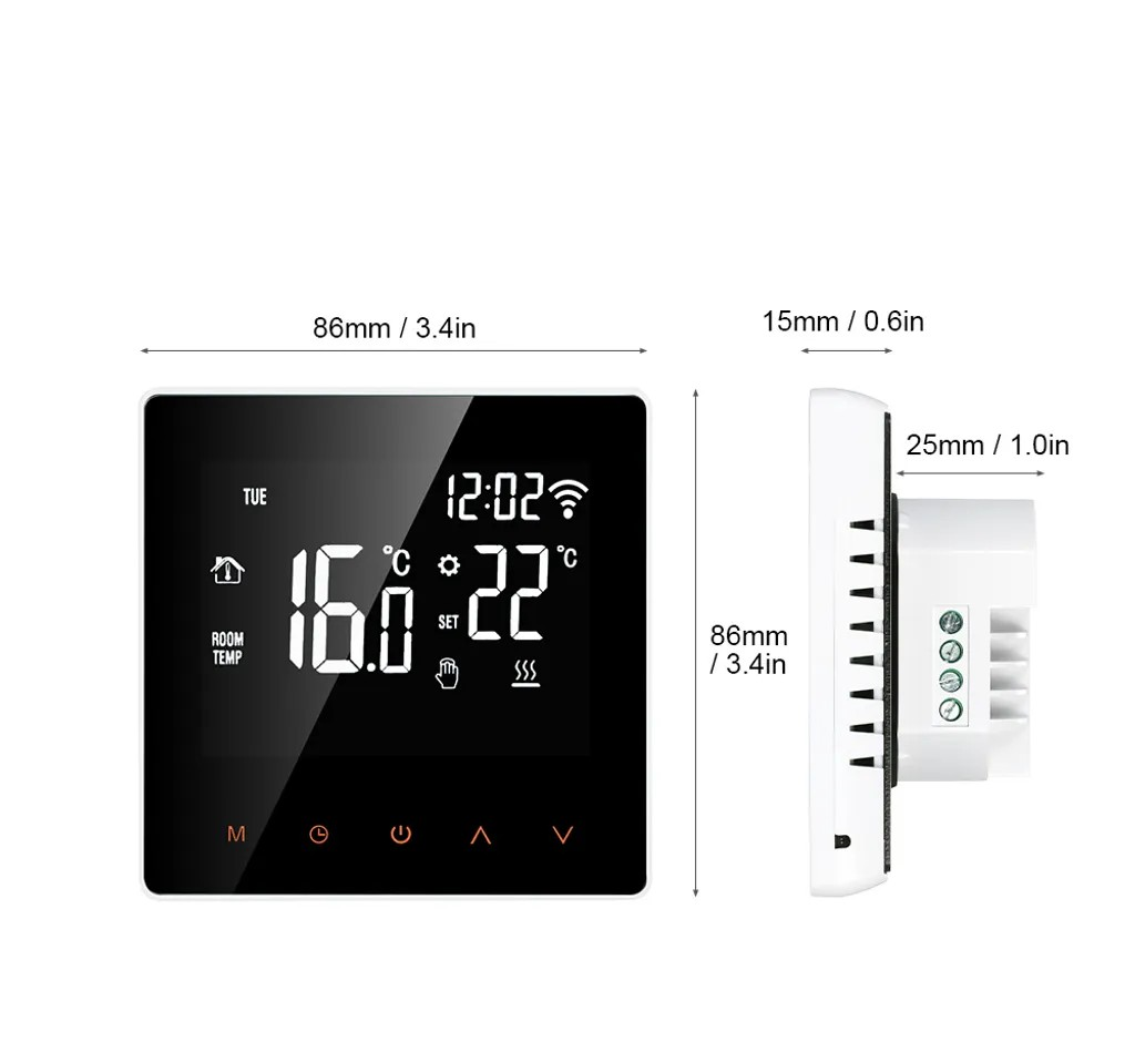 ME81H Smart WIFI LCD termostat topení