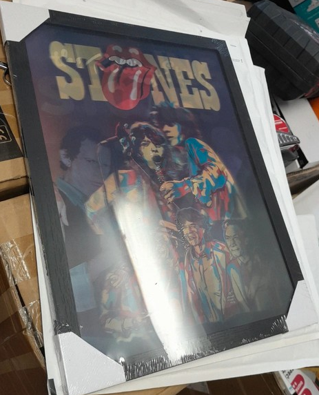 3D měnící se obraz Rolling Stones