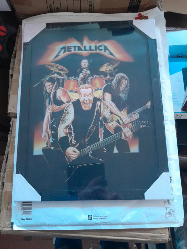 3D měnící se obraz skupina Metallica