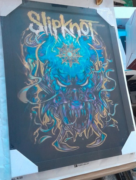 3D měnící se obraz skupina Slipknot