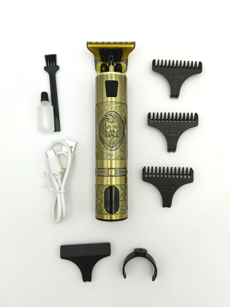 Blade bezdrátový zastřihovač vlasů a vousů Barber zlatý AB-J300