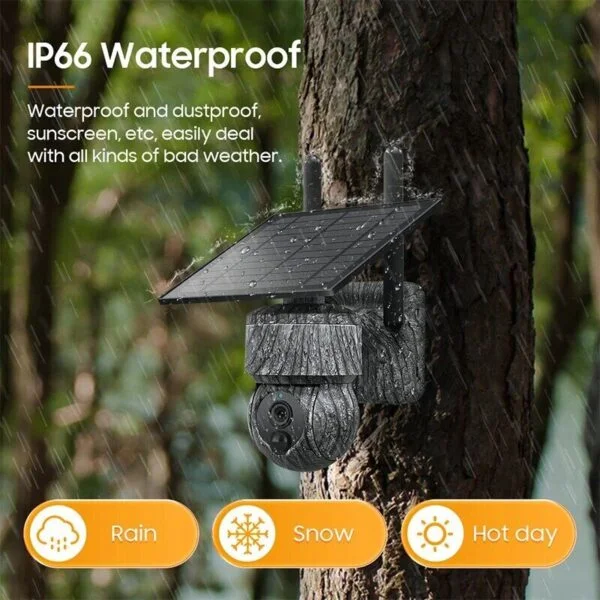 Solární inteligentní kamera 4K HD QSX615 ANDOWL