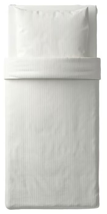 Povlečení na jednolůžko, tmavě šedá, 140x200/80x80 cm+IKEA