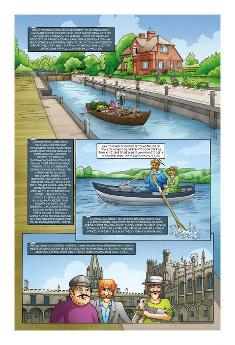 Jerome K. Jerome: Tři muži ve člunu-komiks