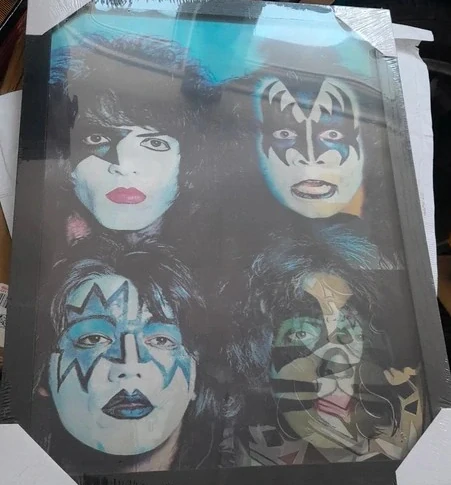 3D měnící se obraz legendární skupina Kiss