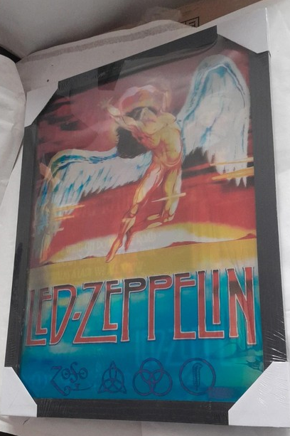 3D měnící se obraz legendární skupiny Led Zeppelin