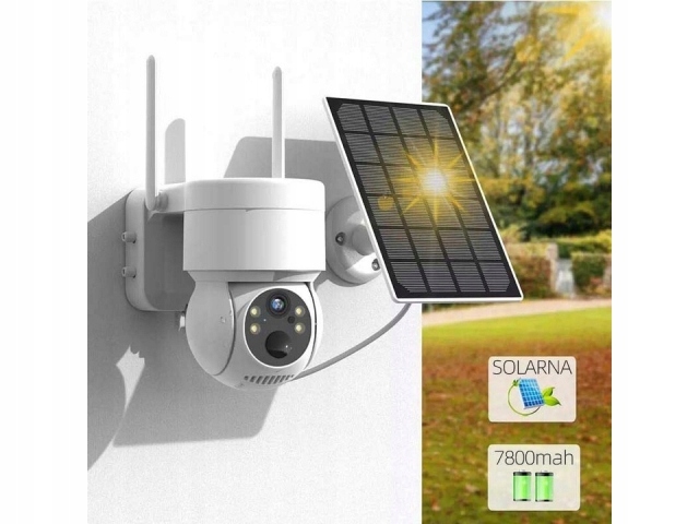 IP SOLÁRNÍ VENKOVNÍ OTOČNÁ KAMERA JORTAN