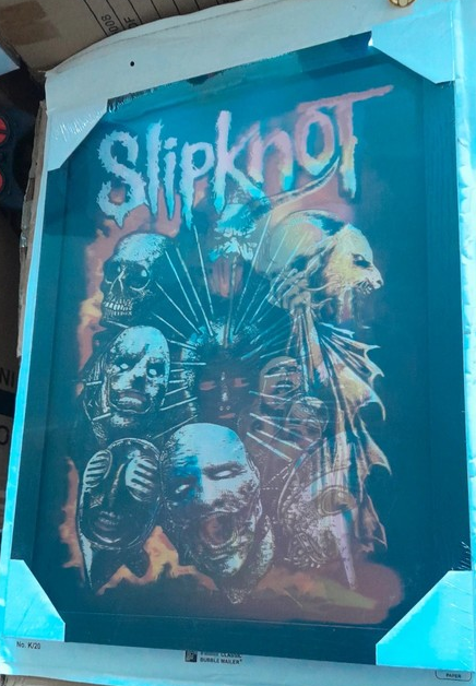 3D měnící se obraz skupina Slipknot