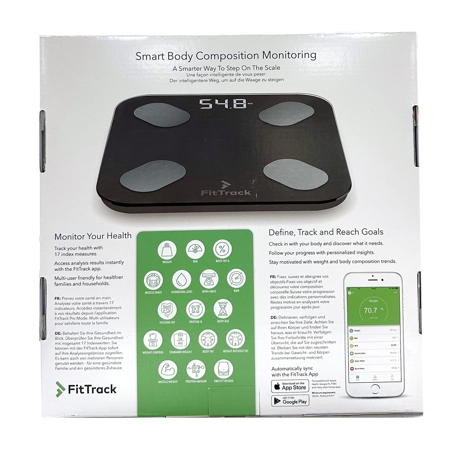 Váha FitTrack Dara - FDA