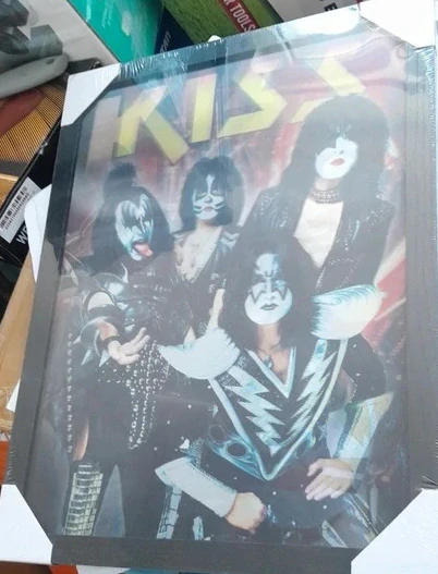 3D měnící se obraz legendární skupina Kiss