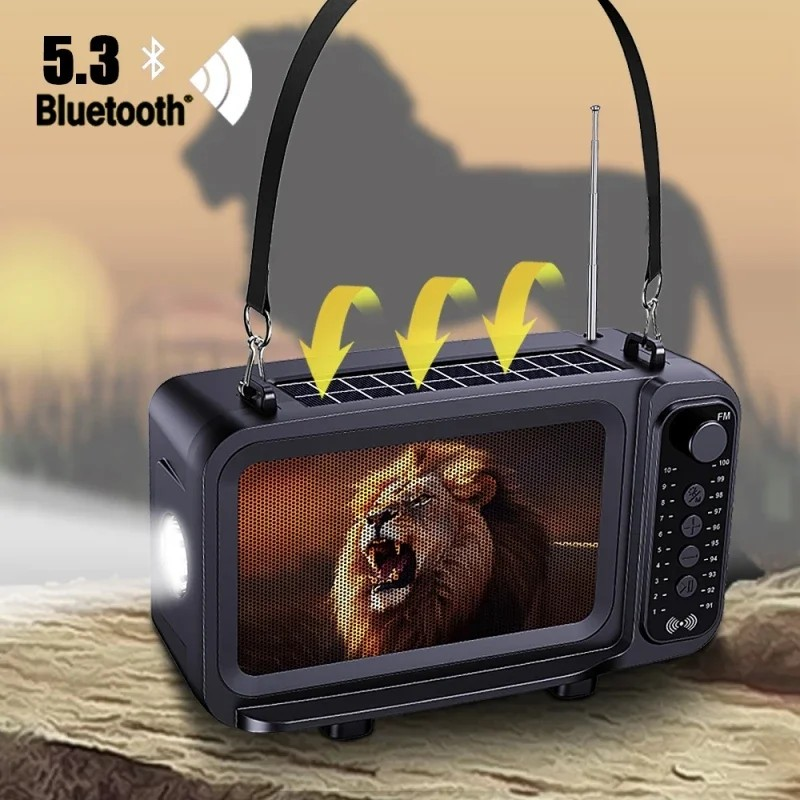 přenosný solární Bluetooth reproduktor