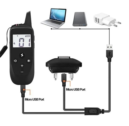 Elektronický výcvikový obojek pro psa/2psy/