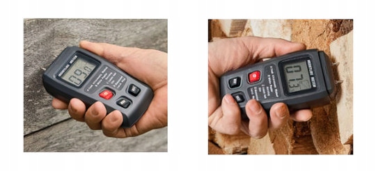 Měřič vlhkosti dřeva LCD