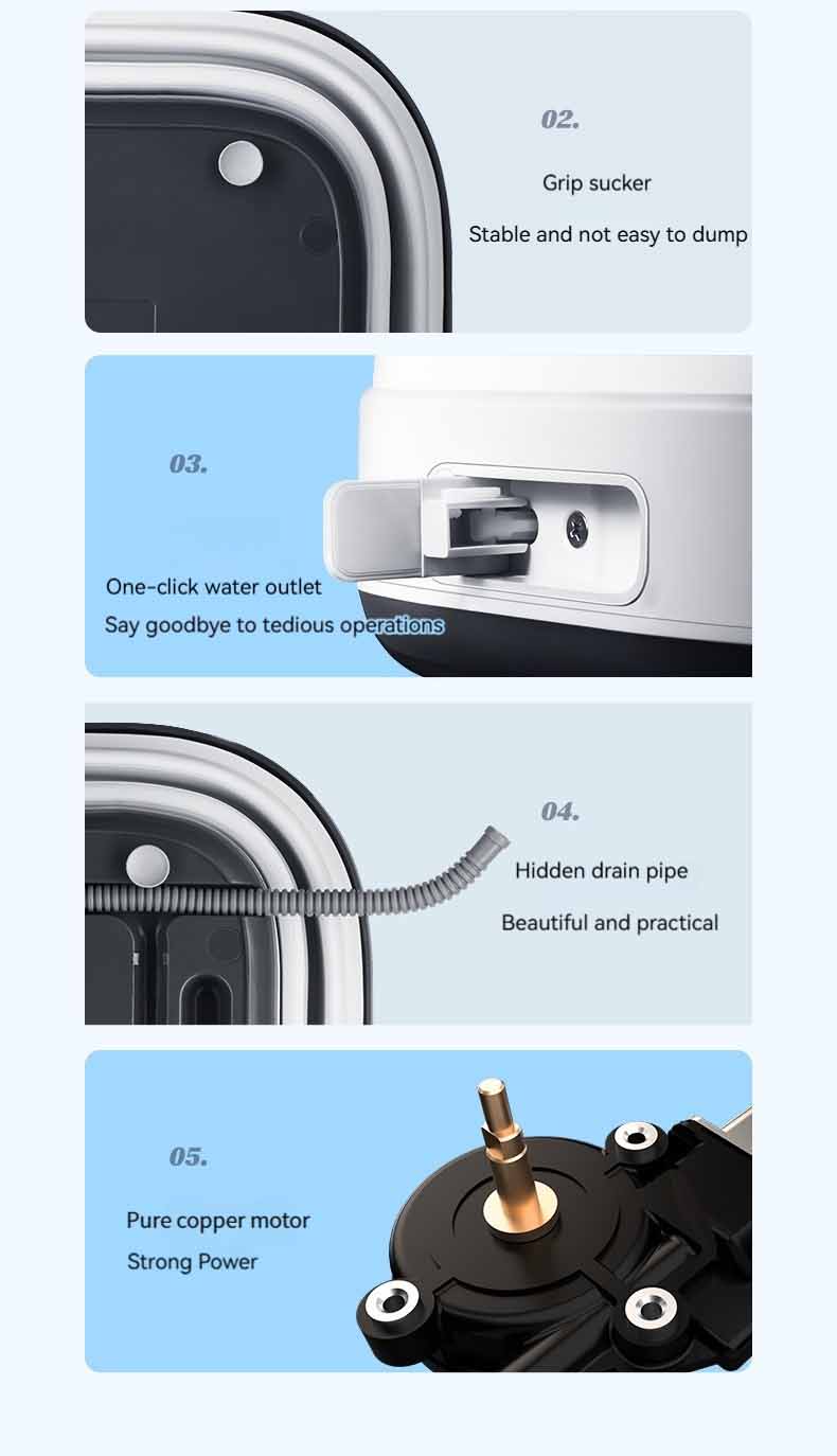 Přenosná plně automatická mini skládací pračka (Ready Stock)+Moyu