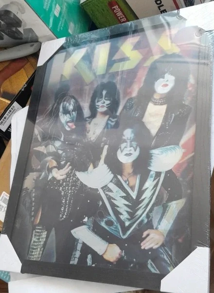 3D měnící se obraz legendární skupina Kiss