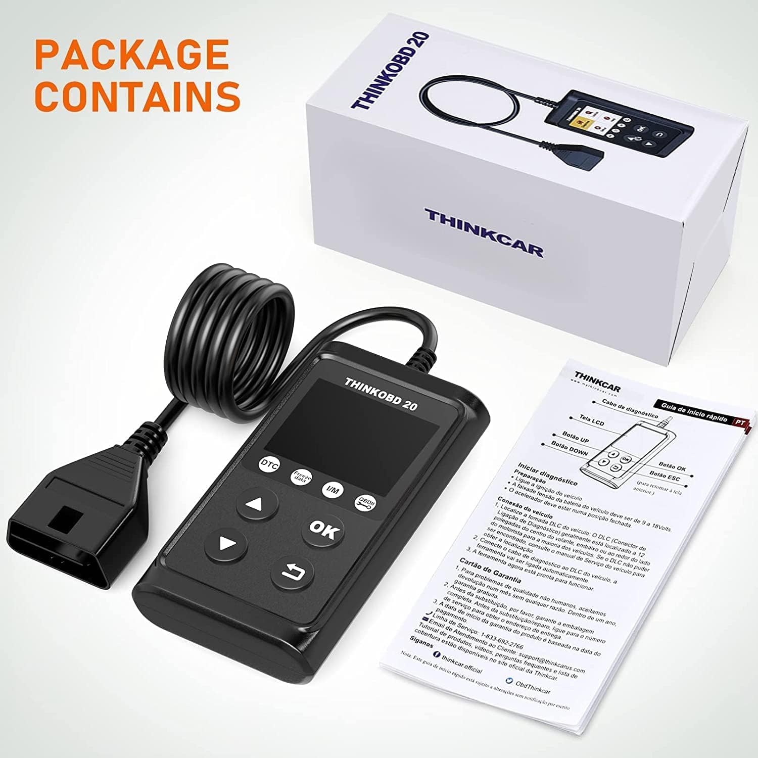 Čtečka automobilových kódů THINKCAR Thinkobd20