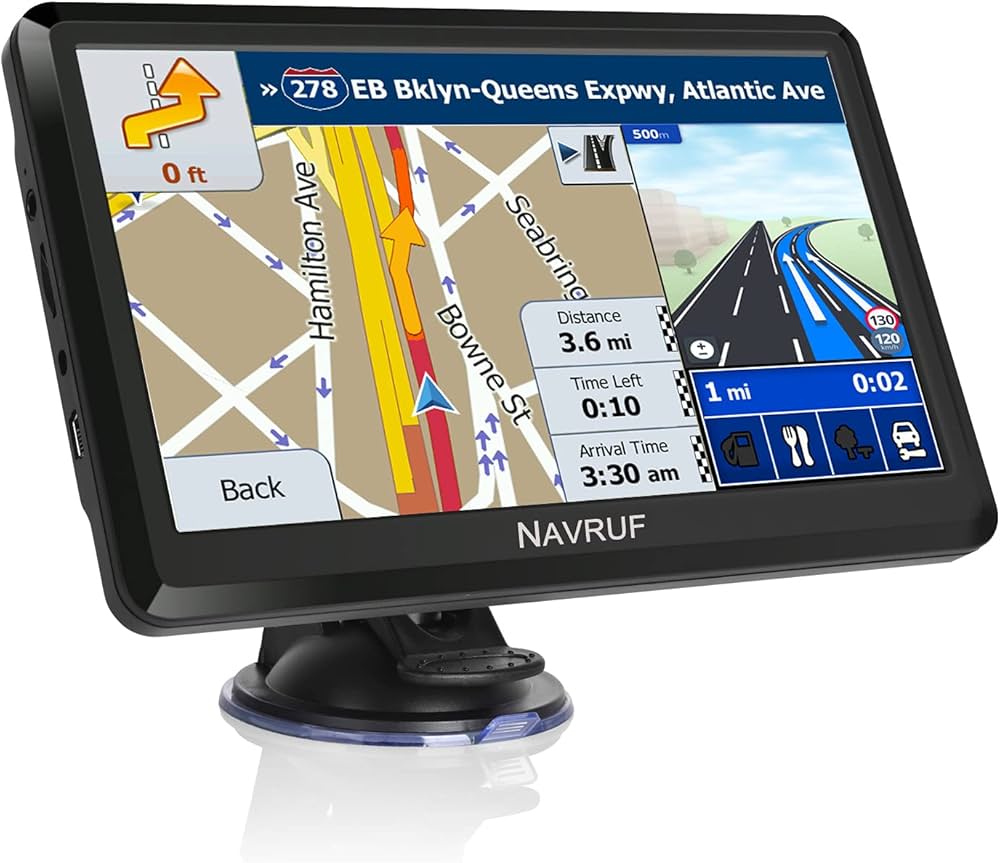 auto GPS navigace, 7palcová HD dotyková obrazovka hlasové vysílání