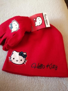 SET CEPICE+RUKAVICE ++HELLO KITTY