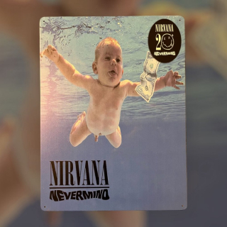 NIRVANA Nevermind 20x30 plechová cedule