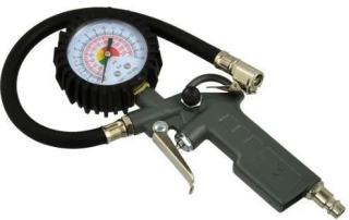 Vzduchová pistole s manometrem