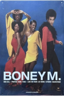 Plechová cedule BONEY M 20x30cm